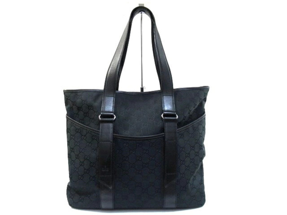 Gucci bag tote canvas black